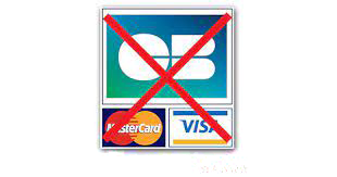 Carte bancaire non acceptée
